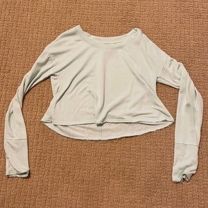 Cropped Sweater Pajama Top